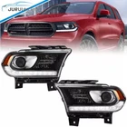Pair For 2016-2020 Dodge Durango Black Halogen Led Drl Headlights Headlamps Side New. Price: $234.99.