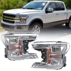 Ford F-150 F150 2018-2019 2020 Chrome/black Trim Full Led Headlight Headlamp New. Price: $326.16.