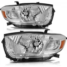 For 2008-2010 Toyota Highlander Headlight Driver Passenger Side Pair Capa New. Price: $356.55.