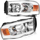 Fits 2002-2005 Dodge Ram 1500 Headlights Assembly Pair Front Led Drl Lamp New. Price: $134.91.