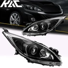 Kac For Mazda 2010 2012 2013 Black Housing Pair Clear Headlights Headlamps New. Price: $130.99.