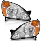 Weelmoto Pair Headlights For 2002-2004 Honda Cr-v Crv Chrome Headlamp Left+right New. Price: $91.88.
