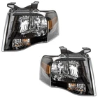 Ford Expedition 2007-2014 Headlight Driver And Passenger Side Pair Halogen New. Price: $307.49.