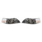 For Lincoln Town Car 2003 2004 Headlight Driver And Passenger Side Pair New. Price: $566.23.
