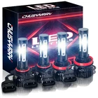 9005 H11 Led Headlight Kit Combo Bulbs 10000K High&low Beam Super Bright White New. Price: $24.98.