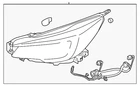 Genuine Subaru Headlamp Assembly 84002AL11B New. Price: $668.29.