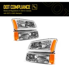 Kac For Silverado/avalanche 1500/2500/3500 Clear Lens Headlight Assembly W/bulbs New. Price: $74.99.