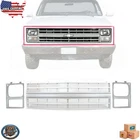 For 1985-1986 Chevrolet C10 Pickup Front Grille Left Right Headlights Bezel Trim New. Price: $120.30.