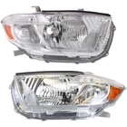 For Toyota Highlander Headlight 2008-2010 Pair Passenger Driver Base/limited New. Price: $317.96.