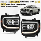For 2016-2018 Gmc Sierra 1500 Full Led Projector Headlight Left+right Pair New. Price: $459.00.