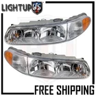 Headlight Headlamp Pair Left Right Set For Buick 97-05 Century 97-04 Regal New. Price: $116.01.
