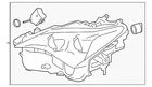 Genuine Lexus Composite Assembly 81070-24180 New. Price: $1232.51.