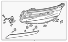 Genuine Honda Headlight Assembly 33100-TRW-A01 New. Price: $1223.90.