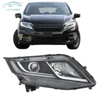 Passenger Side Black For 2018-2019 Honda Odyssey Halogen Headlight W/ Led Drl New. Price: $103.10.