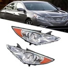 Pair Chrome Left+right For Hyundai Sonata 2011-2014 Led Clear Headlights Lamps New. Price: $86.31.