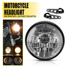 7 Inch Led Motorcycle Headlight Round With Mounting Bracket Fit Universal Black New. Price: $25.64.