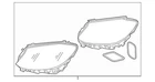 Genuine Mercedes-benz Lamp Unit 205-906-40-06-64 New. Price: $1119.30.