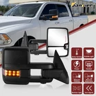 Pair Smoked Lens Towing Mirrors Amber Drl For 2010-2018 Dodge Ram 1500 2500 3500 New. Price: $179.99.