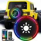 Rgb Chasing Led Spare Tire Brake Light For 07-18 Jeep Wrangler Jku App Remote New. Price: $37.71.