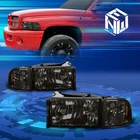 For 94-02 Dodge Ram 1500-3500 Smoked/amber Headlights+corner Lamps Replacement New. Price: $63.10.