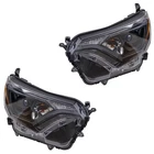 Fits 2016-2018 RAV4 Capa Headlight W/ Black Bezel North America Built Set New. Price: $282.20.