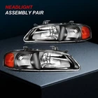 For Nissan Sentra 2000-2003 4DR Headlights Assembly Black Housing Clear Lens New. Price: $72.99.