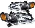 Pair Left Right Side Headlights Assembly Lamp Fits 1998-2000 Toyota Corolla New. Price: $64.59.
