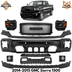 Front Bumper Paintable & Grille Assembly Kit For 2014-2015 Gmc Sierra 1500 New. Price: $1220.00.