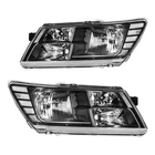 Headlights Halogen For 2009-2020 Dodge Journey Pair Black Housing Clear Lens New. Price: $97.99.