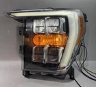 2021 2023 Ford F-150 Headlight Oem Left Chrome Quad Led Reflector NL34-13035-CC Used. Price: $500.00.