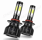 1000K 9012 HIR2 Led Headlight Bulbs Kit High Low Beam Super Bright Combo White New. Price: $15.00.