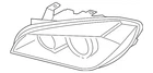 Genuine Bmw Composite Headlamp 63-11-7-290-238 New. Price: $496.41.