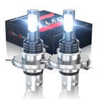 Pair 9003 H4 Led Headlight Bulbs Kit Hi/low Beam Super Bright White 6000K New. Price: $19.77.