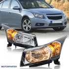 Pair Chrome Headlights Clear Lens For 2011-2016 Chevy Cruze Headlamp Left+right New. Price: $100.96.