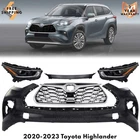 Front Bumper Cover & Headlight Assembly Kit For 2020-2023 Toyota Highlander New. Price: $1119.89.