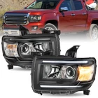 For 2015-2022 Gmc Canyon Black Led Drl Projector Headlights Headlamps Left+right New. Price: $260.99.