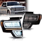 Vland Full Led Amber Reflector Headlights W/sequential 2009-2014 Ford F-150 New. Price: $409.83.