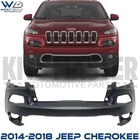 Front Bumper Cover Paint To Match Fits Plastic For 2014-2018 Jeep Cherokee New. Price: $163.75.