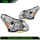 For Infiniti G37 2010-2013 Clear Lens Headlights Assembly Pair Replacement New. Price: $440.01.