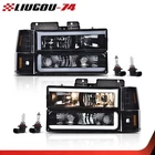 Led Drl Headlights Fit For 94-99 Chevy Suburban C/k Tahoe Gmc Yukon Smoke Amber New. Price: $93.54.