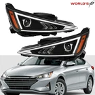 Front Headlights For Hyundai Elantra 2019-2020 Rh+lh Side Headlamp Black Housing New. Price: $131.02.
