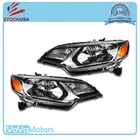 Fits 2015 2017 Honda Halogen Headlight Assembly Driver Passenger Set Pair 2P New. Price: $118.00.