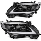 Pair Headlights Assembly Drl Lamps For 2011 2012 2013 Toyota Corolla New. Price: $281.74.