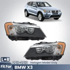 Halogen Headlight For 2011-2013 Bmw X3 F25 Headlamp W/bulbs Left Right Side Pair New. Price: $395.99.