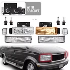Headlights For Chevrolet Astro & Gmc Safari 95-05 W/ Park Signal Corner New. Price: $119.69.