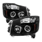Spyder Black Projector Headlights Led Halo For 04-15 Nissan Titan 04-07 Armada New. Price: $249.51.