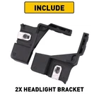 2X Headlight Mount Bracket Fit 2013-2016 Ford Fusion Energi Titanium Sedan 4DOOR New. Price: $10.99.