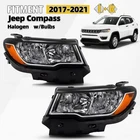For 2017-2021 Jeep Compass Halogen Headlight W/ Bulbs Left+right Pair New. Price: $138.99.