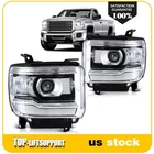 Pair Headlights Assembly For 2014-15 Gmc Sierra 1500 2014-19 2500HD 3500HD New. Price: $155.99.