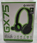 Sentry Pro Gaming Head Phones GX75 Led Light Up Set And Mic New Box. Price: $6.99.